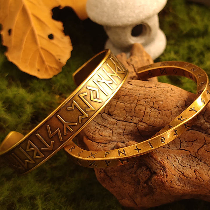 WorldNorse Viking Rune Minimalist Cuff Bracelet - image 12