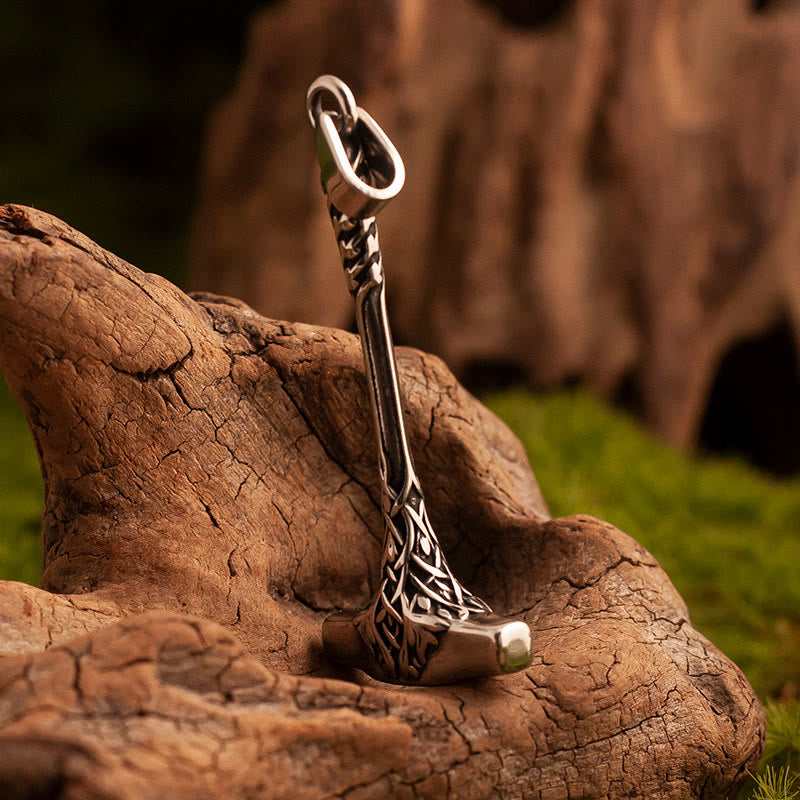 WorldNorse Braided Knot Mjolnir Necklace - image 4