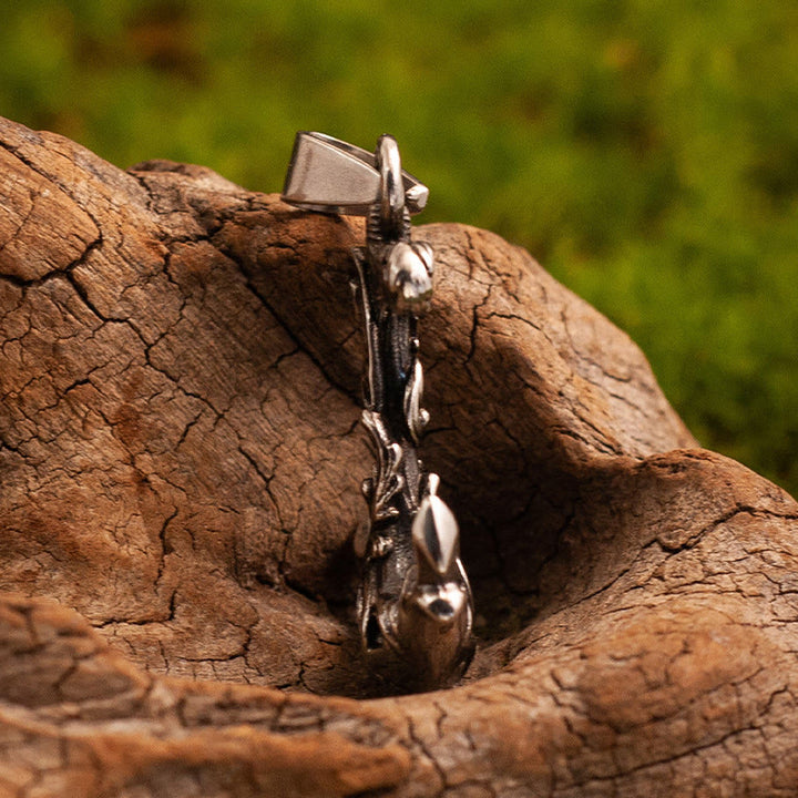 WorldNorse Vintage Scrollwork Fishhook Necklace - image 5