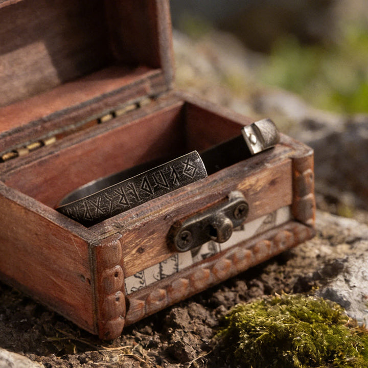 WorldNorse Forged Rune Etched Bracelet - image 5