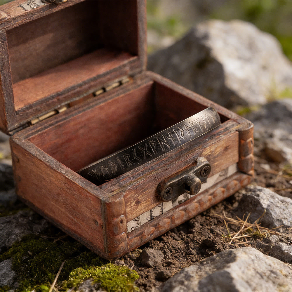 WorldNorse Forged Rune Etched Bracelet - image 4
