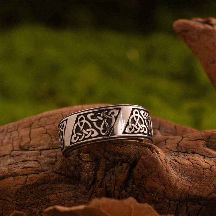 WorldNorse Viking Interwoven Knot Band Ring - image 2