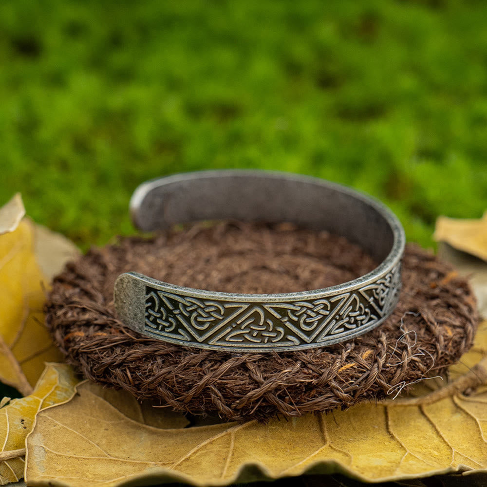 WorldNorse Tooled Interlace Celtic Knot Bracelet - image 3