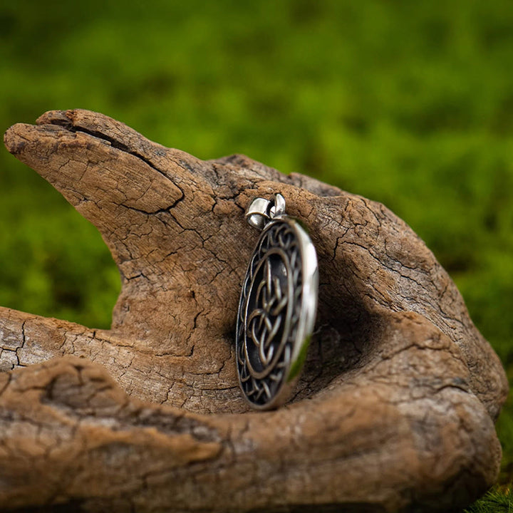 WorldNorse Forged Celtic Triquetra Weave Necklace - image 4