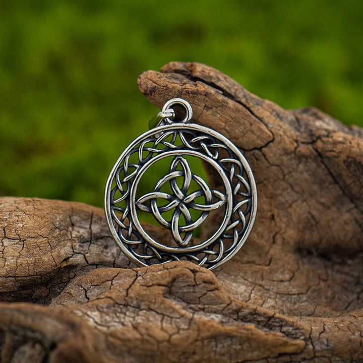 WorldNorse Forged Celtic Triquetra Weave Necklace - image 2