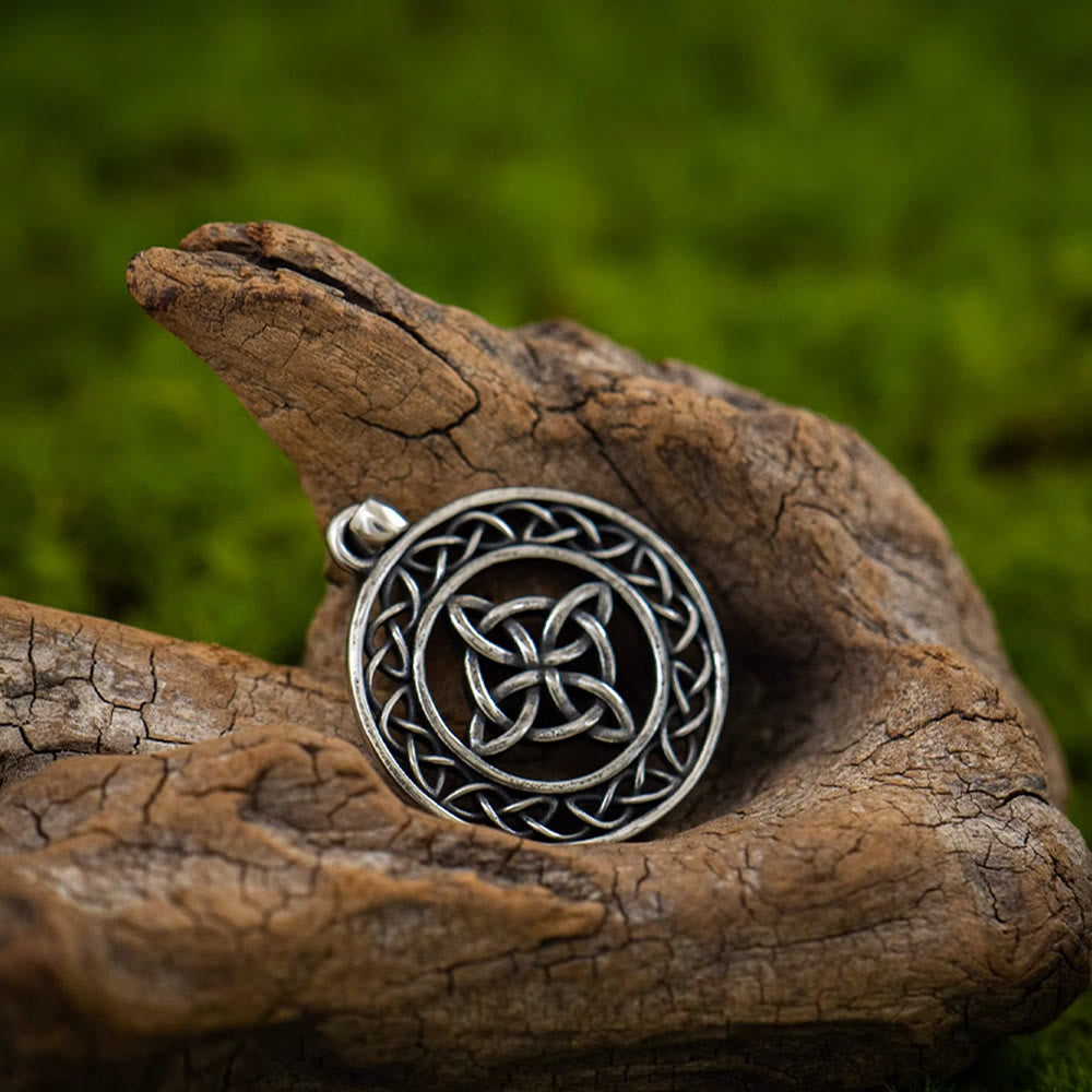 WorldNorse Forged Celtic Triquetra Weave Necklace - image 3