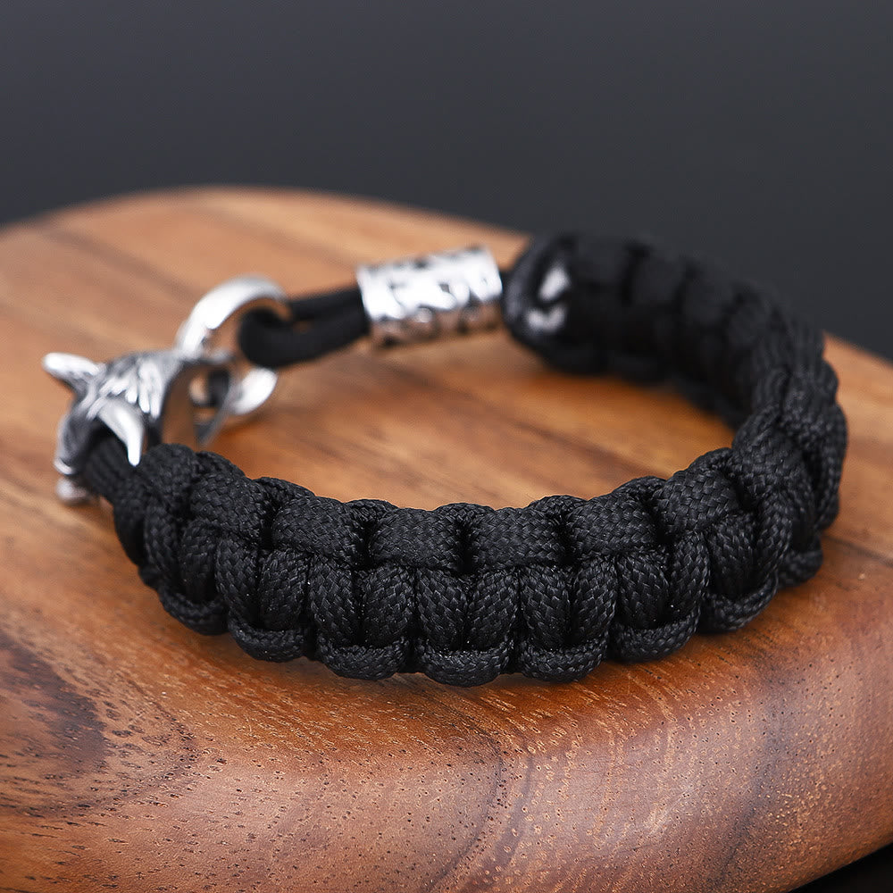 WorldNorse Woven Totem Wolf Braided Bracelet - image 2