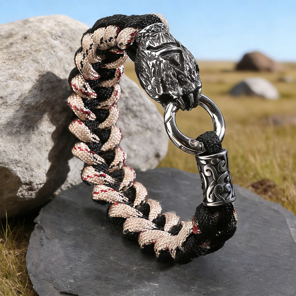 WorldNorse Textured Woven Bear-Claw Braided Bracelet - image 2