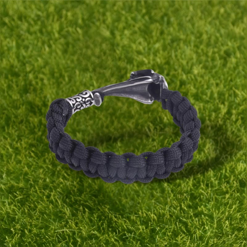 WorldNorse Woven Raven Totem Braided Bracelet - image 5