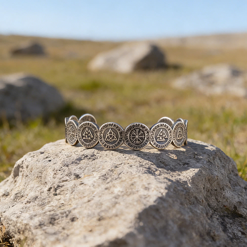 WorldNorse Viking Weathered Rune Token Bracelet - image 2