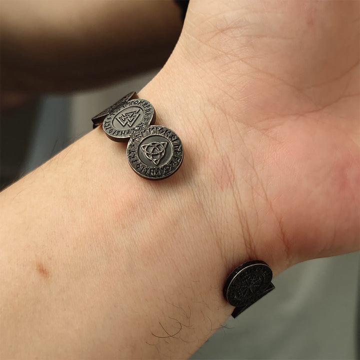 WorldNorse Viking Weathered Rune Token Bracelet - image 11