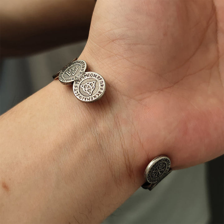 WorldNorse Viking Weathered Rune Token Bracelet - image 8