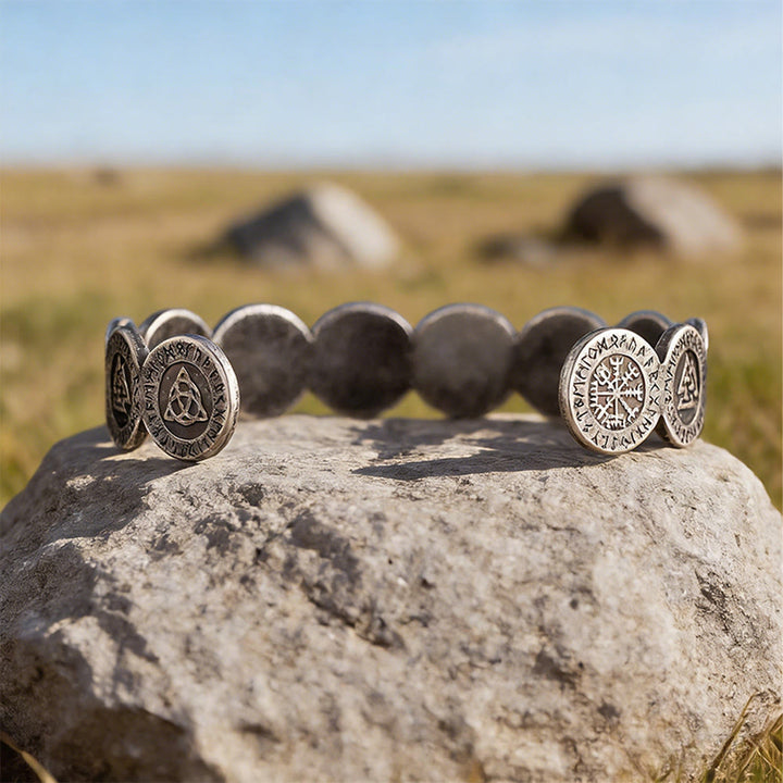 WorldNorse Viking Weathered Rune Token Bracelet - image 3