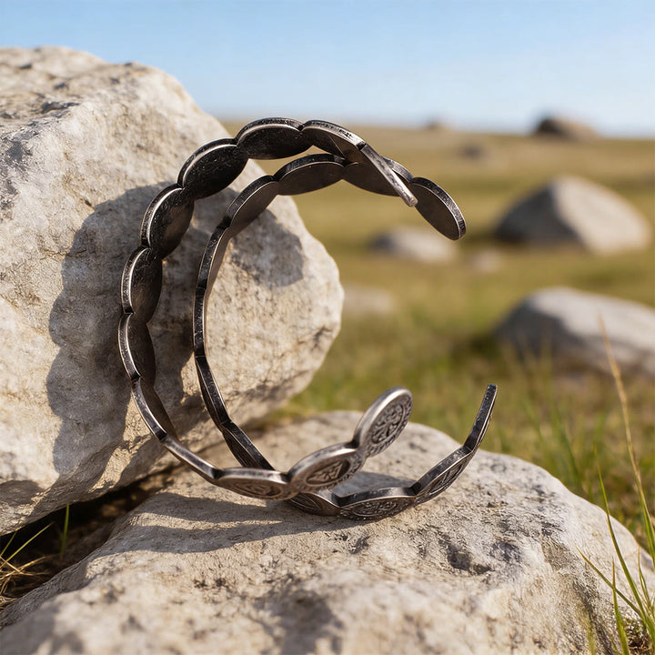 WorldNorse Viking Weathered Rune Token Bracelet - image 6