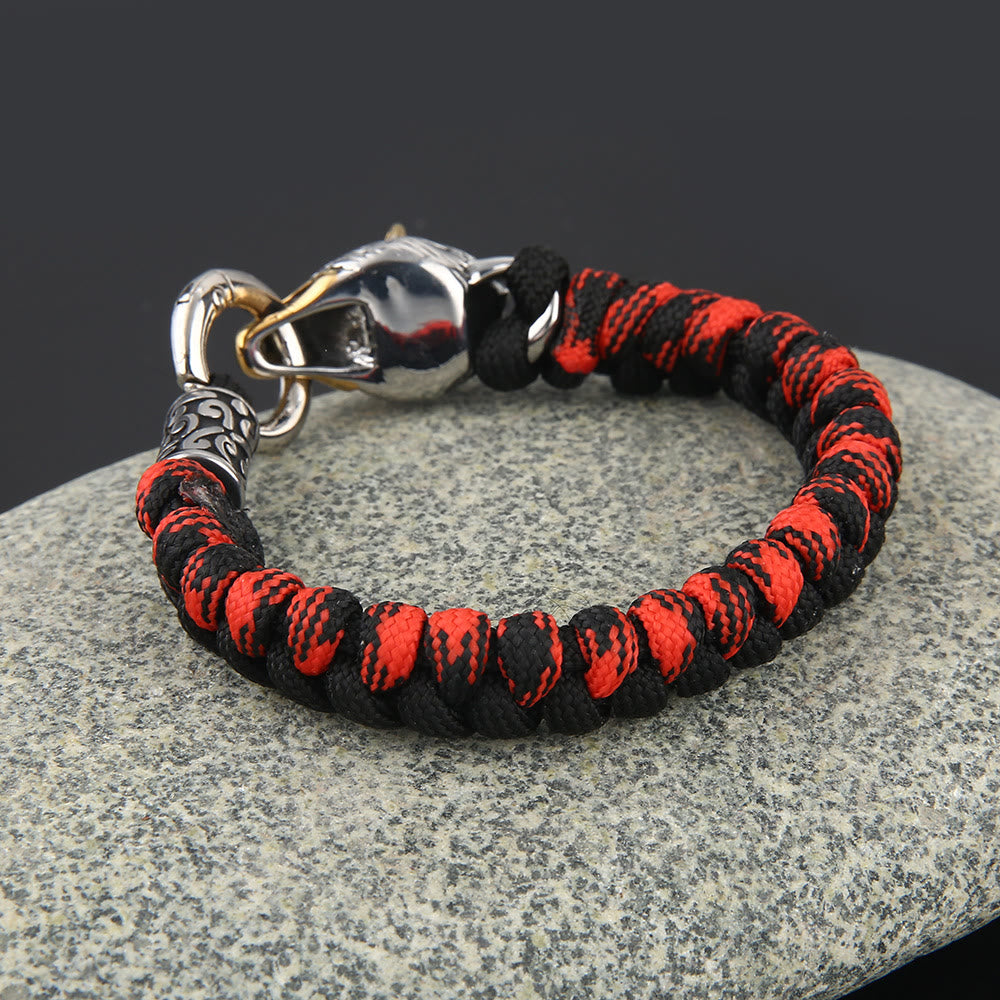 WorldNorse Crafted Geri-Freki Braided Bracelet - image 1