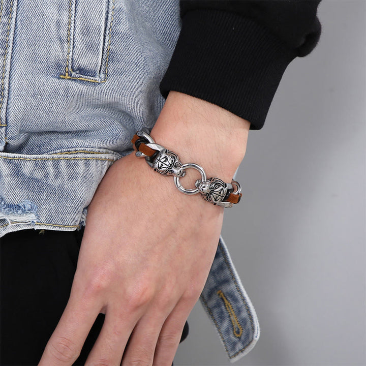 WorldNorse Forged Beast Totem Interlock Bracelet - image 10