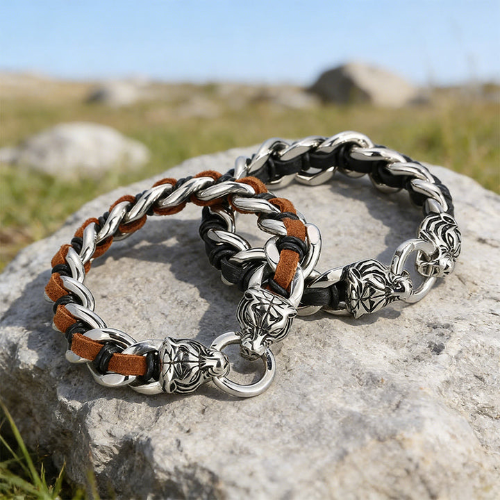 WorldNorse Forged Beast Totem Interlock Bracelet - image 9