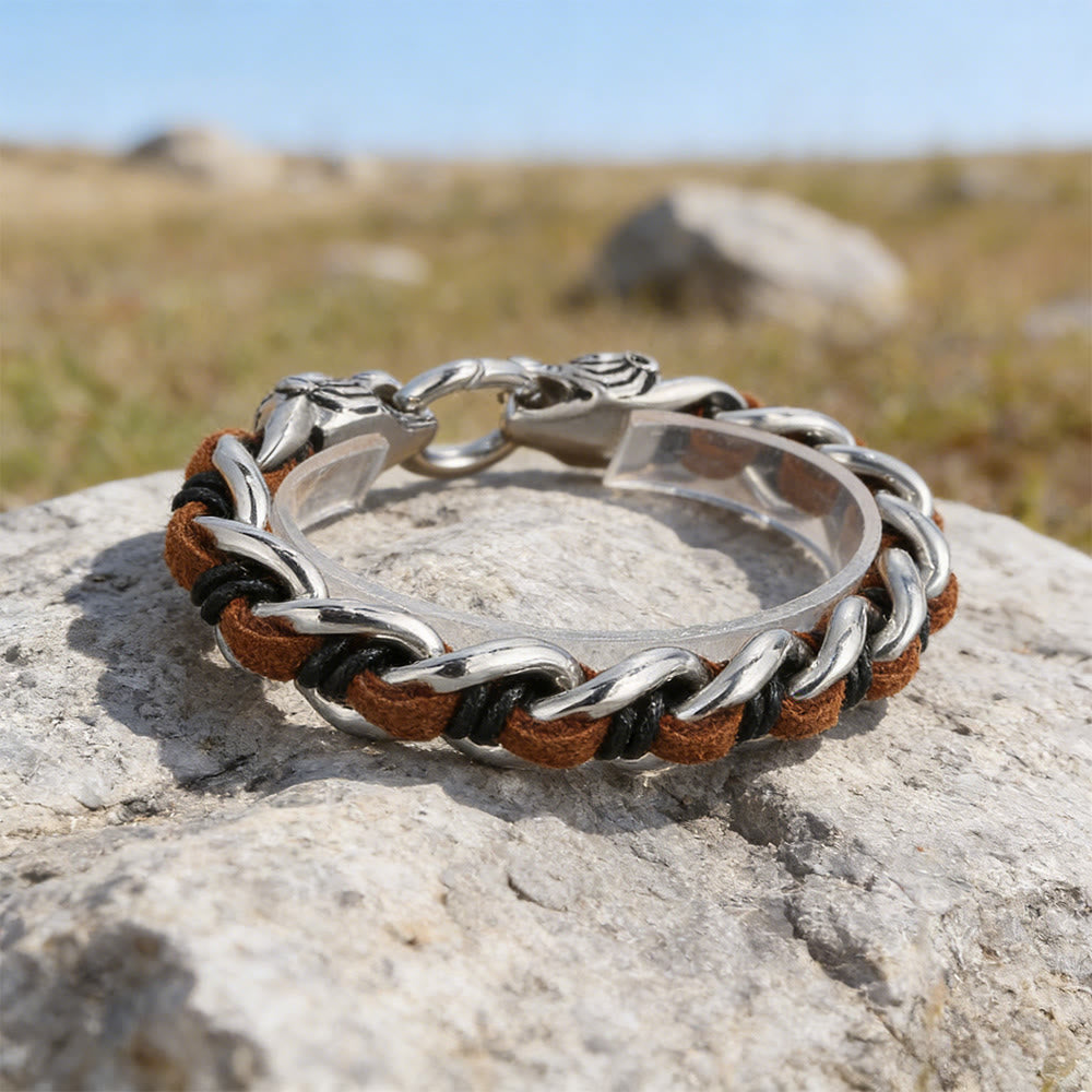WorldNorse Forged Beast Totem Interlock Bracelet - image 3