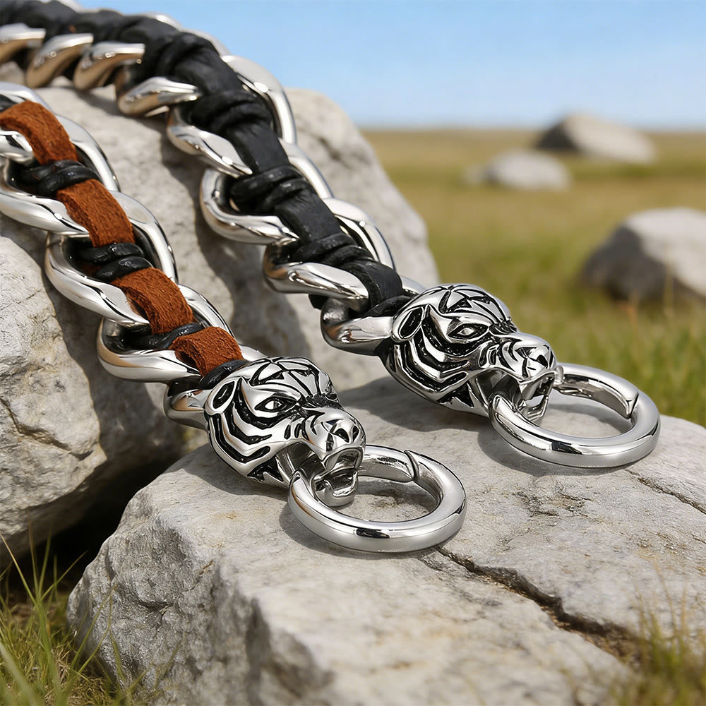 WorldNorse Forged Beast Totem Interlock Bracelet - image 2