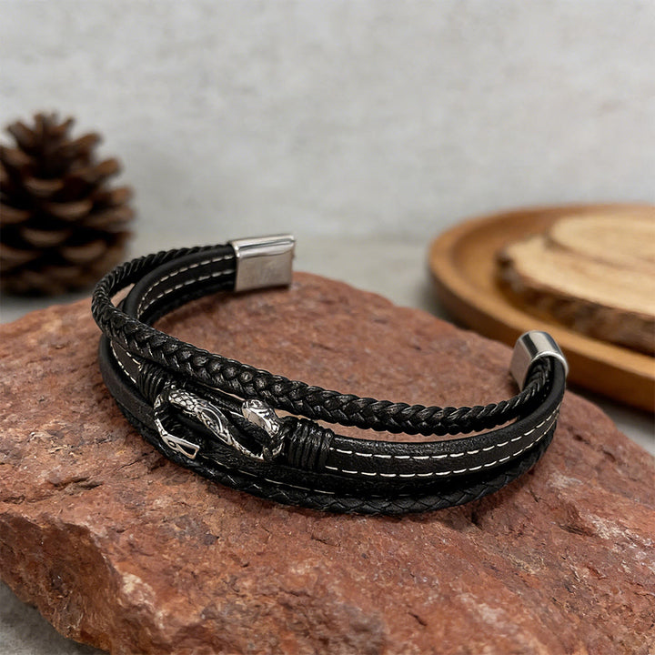 WorldNorse Forged Scaled Nidhogg Coil Bracelet - image 7