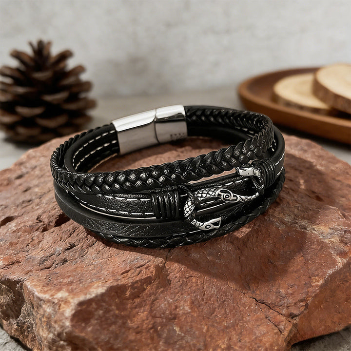 WorldNorse Forged Scaled Nidhogg Coil Bracelet - image 4