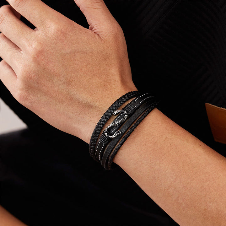 WorldNorse Forged Scaled Nidhogg Coil Bracelet - image 11