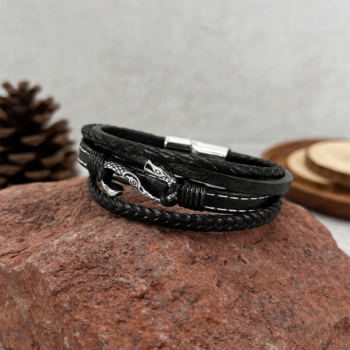 WorldNorse Forged Scaled Nidhogg Coil Bracelet - image 5