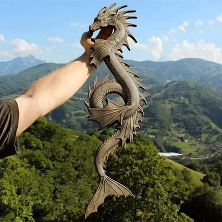 WorldNorse Viking Norse Dragon Resin Wall Decor - Long Dragon - image 2