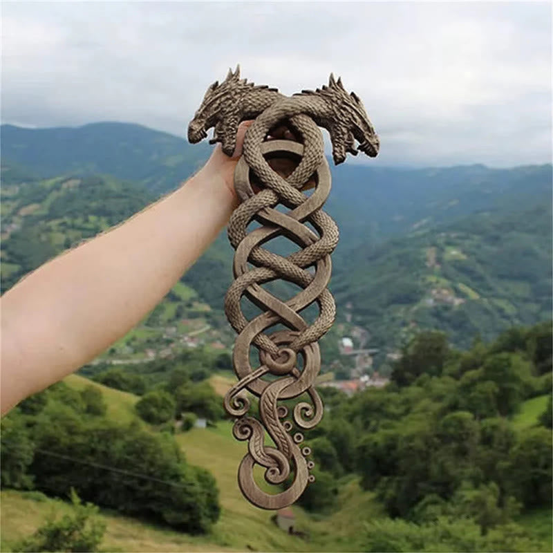 WorldNorse Viking Norse Dragon Resin Wall Decor - Wrap-around - image 5