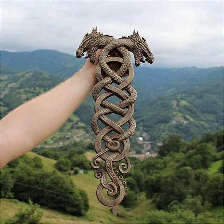 WorldNorse Viking Norse Dragon Resin Wall Decor - Wrap-around - image 5