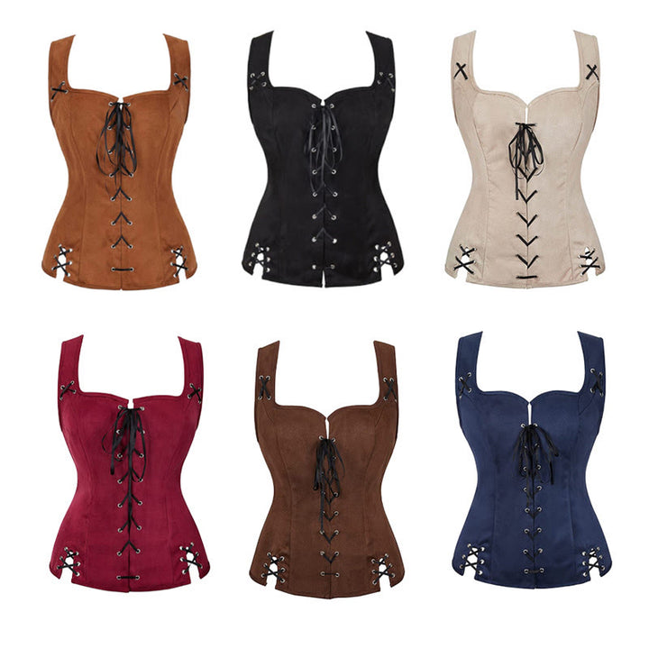 WorldNorse Rune Stitched Tapered Costume Waistcoat - image 0