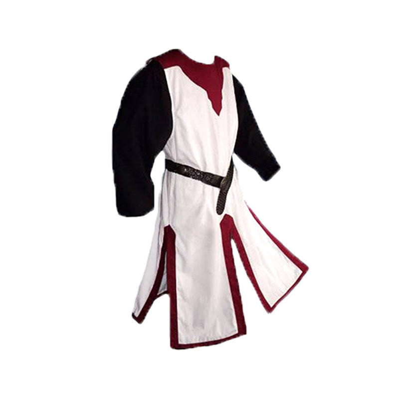 WorldNorse Norse Split Hem Woven Tunic Costume Robe - White & Red - US/UK/AU46，EU56 (3XL) - image 22