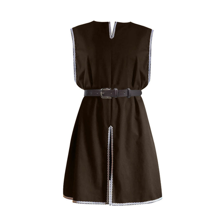 WorldNorse Viking Piped Placketed Tunic Costume Robe - Brown - US/UK/AU46，EU56 (3XL) - image 7