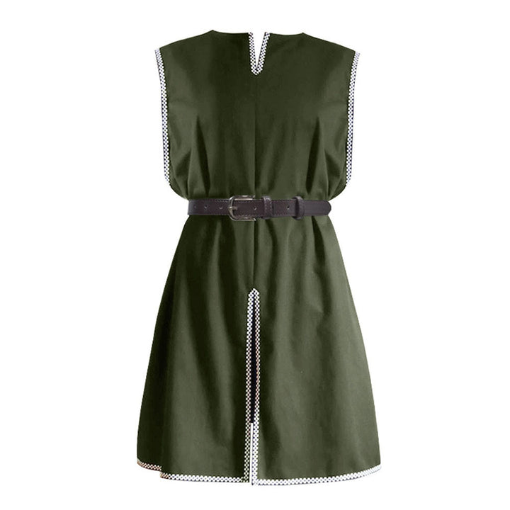 WorldNorse Viking Piped Placketed Tunic Costume Robe - Green - US/UK/AU46，EU56 (3XL) - image 1