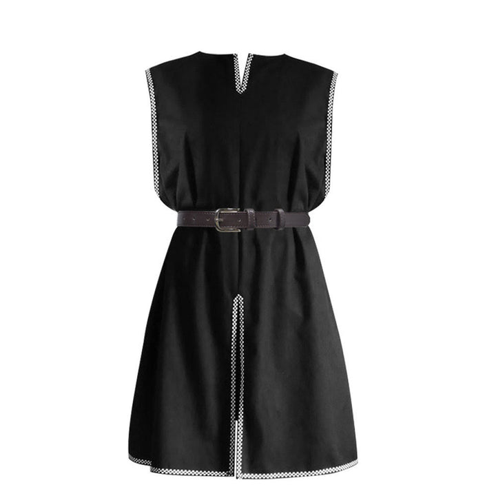 WorldNorse Viking Piped Placketed Tunic Costume Robe - Black - US/UK/AU46，EU56 (3XL) - image 5