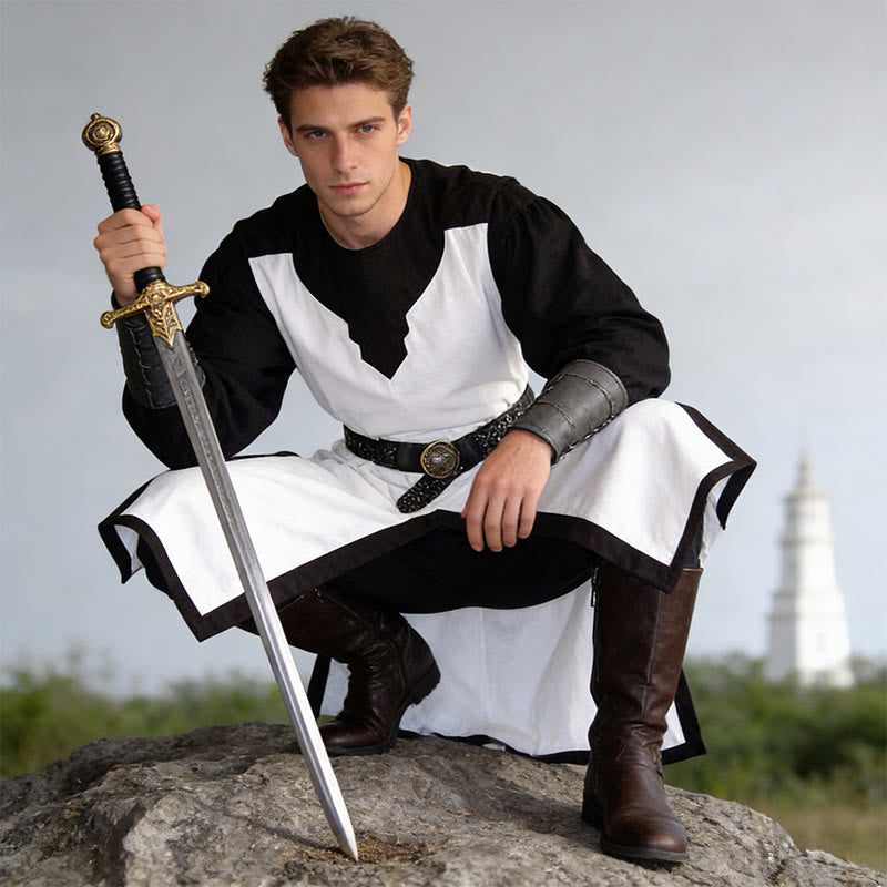 WorldNorse Norse Split Hem Woven Tunic Costume Robe - image 19