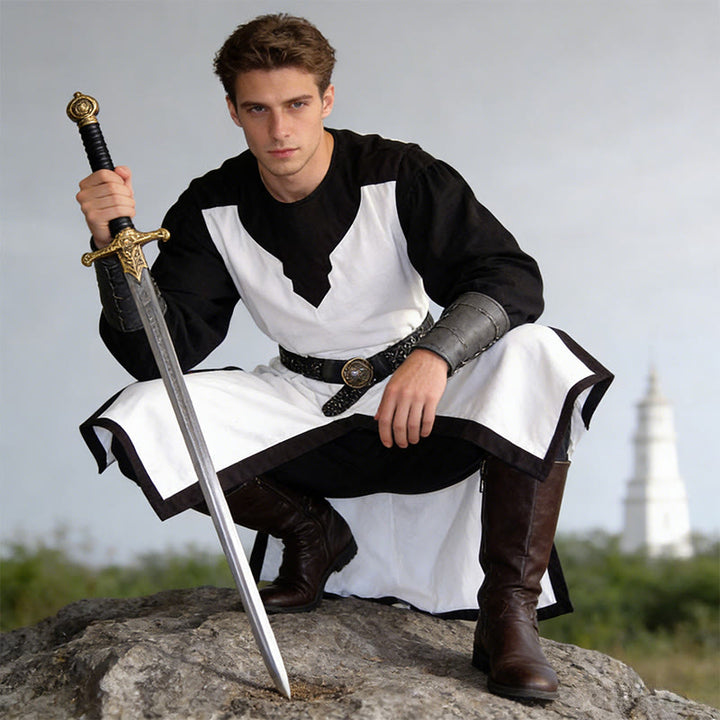 WorldNorse Norse Split Hem Woven Tunic Costume Robe - image 19