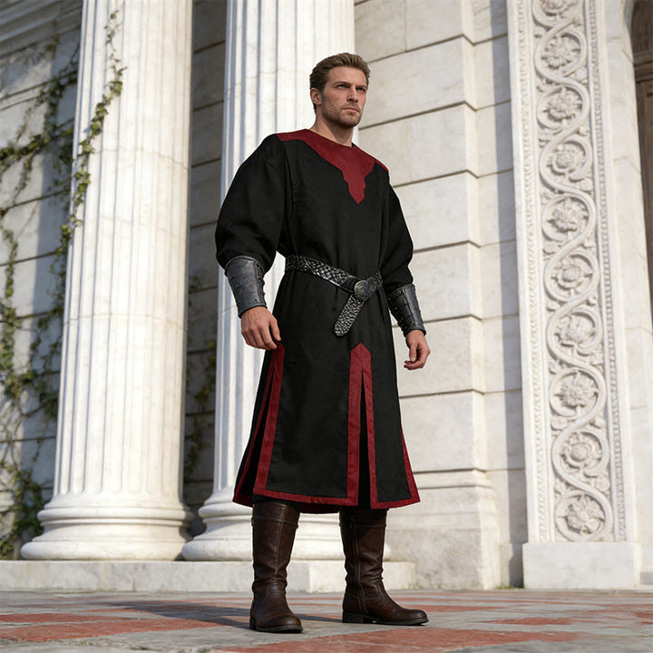 WorldNorse Norse Split Hem Woven Tunic Costume Robe - image 7