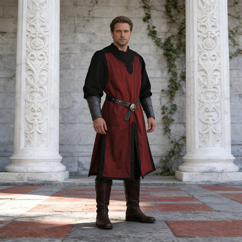 WorldNorse Norse Split Hem Woven Tunic Costume Robe - image 13