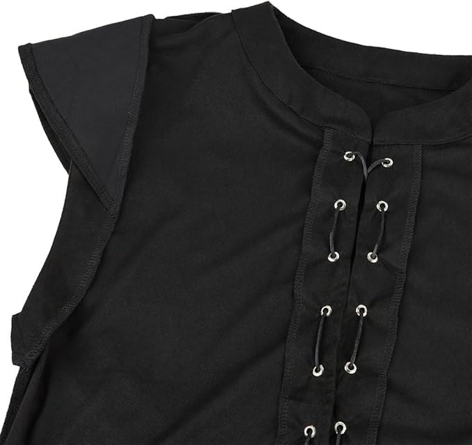 WorldNorse Viking Sueded Lace Up Tunic Costume Waistcoat - image 10