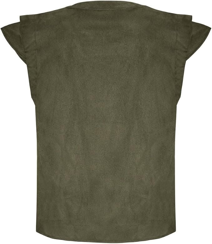 WorldNorse Viking Sueded Lace Up Tunic Costume Waistcoat - image 40