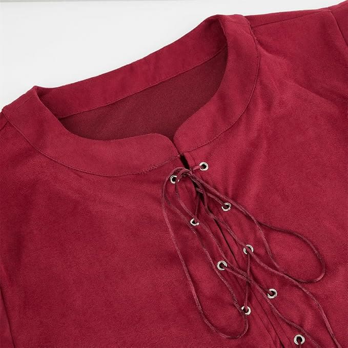 WorldNorse Viking Sueded Lace Up Tunic Costume Waistcoat - image 42