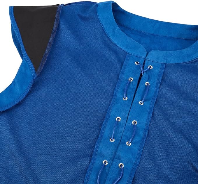 WorldNorse Viking Sueded Lace Up Tunic Costume Waistcoat - image 33