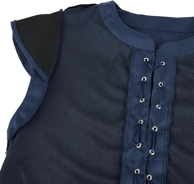 WorldNorse Viking Sueded Lace Up Tunic Costume Waistcoat - image 26