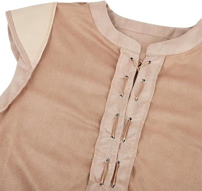 WorldNorse Viking Sueded Lace Up Tunic Costume Waistcoat - image 16