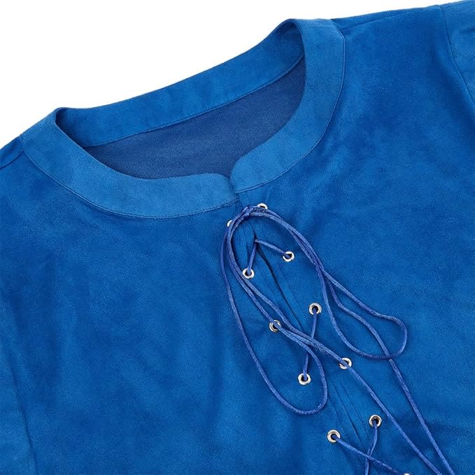 WorldNorse Viking Sueded Lace Up Tunic Costume Waistcoat - image 31