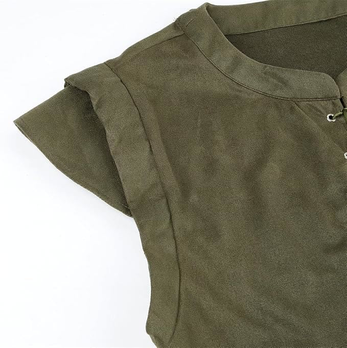 WorldNorse Viking Sueded Lace Up Tunic Costume Waistcoat - image 38