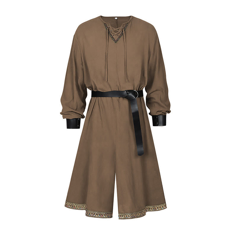 WorldNorse Woven Trimmed Tied Costume Robe - image 1
