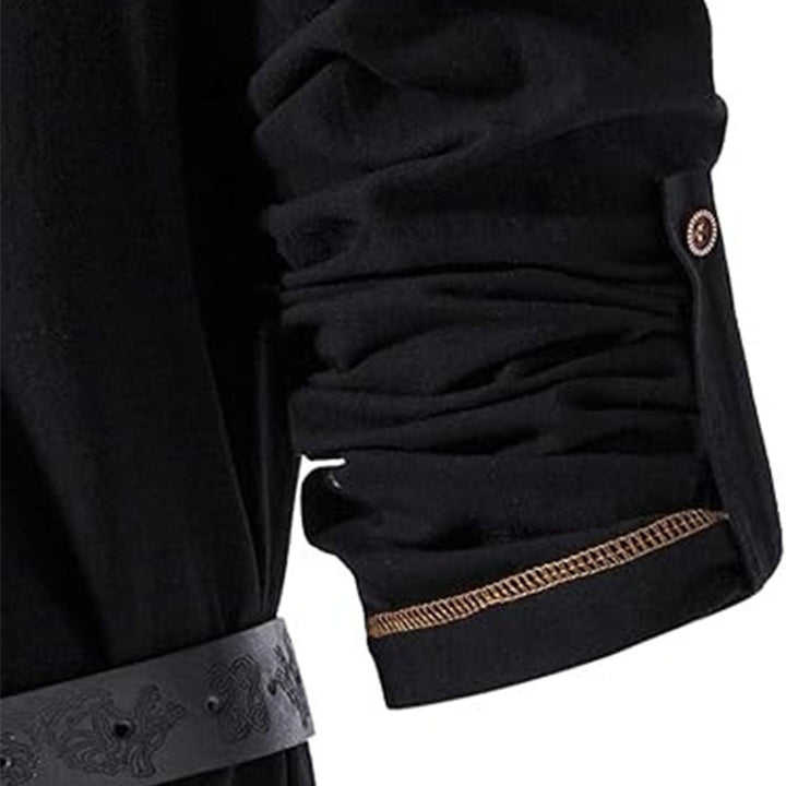 WorldNorse Stitched Hem Girdled Tunic Costume Shirt - image 8