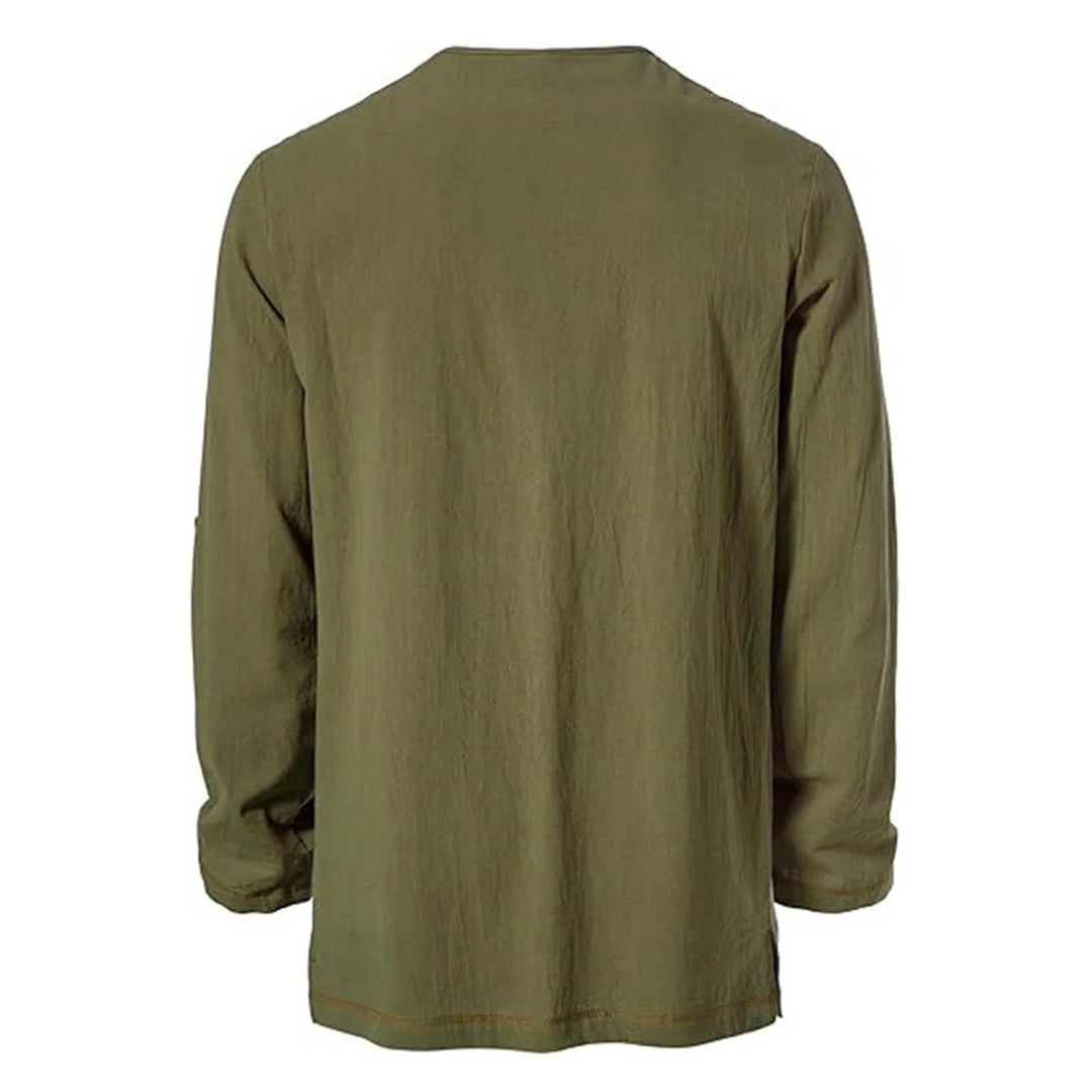 WorldNorse Stitched Hem Girdled Tunic Costume Shirt - image 13